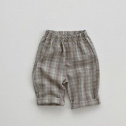 Ins Korean Babies' Trousers Plaid Pants — foto 7