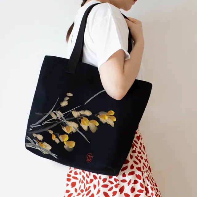 Women's Canvas Artistic Portable One shoulder Mummy Tote Bag Yellow - Shop at LoveMi