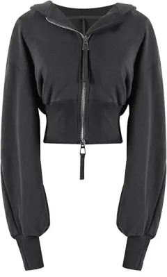 European And American Street Sports Hipster Fashion Casual Double Zip Patchwork Hoodie - Black And Grey - View 1
