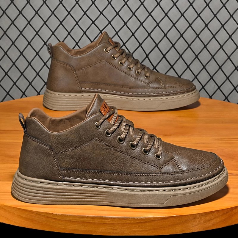Men's Autumn Winter Fleece-Lined Warm Sneakers