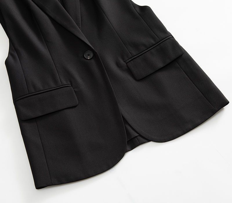 Simple Women's Business Suit Vest - Image 2