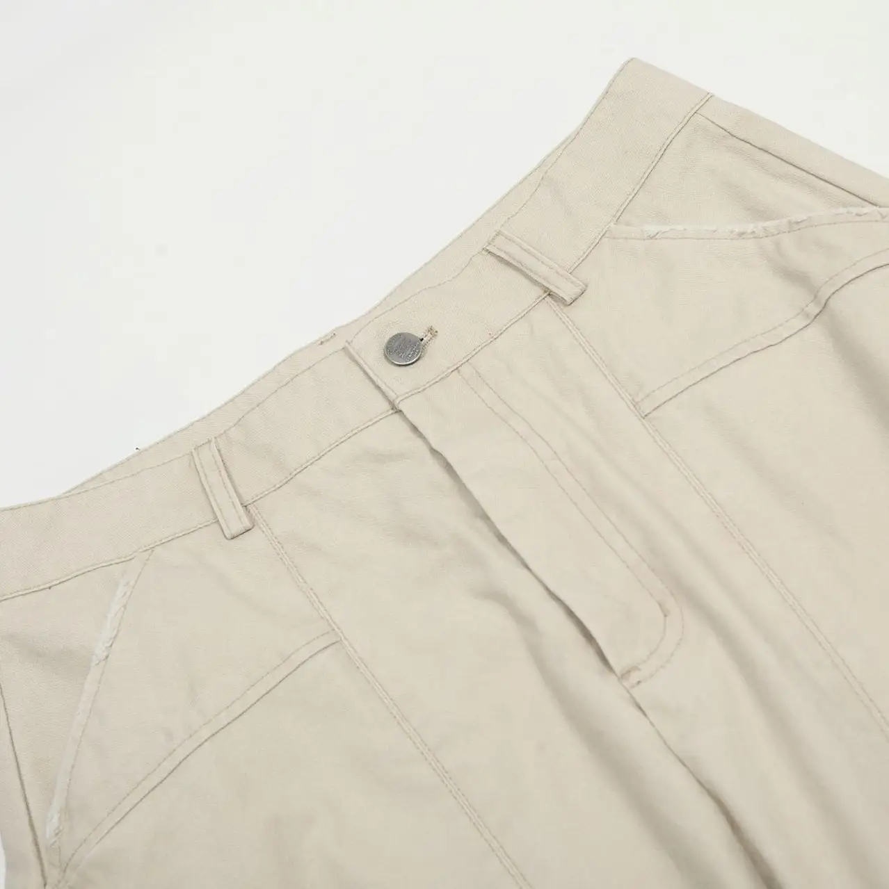 American Retro Cleanfit Loose Heavy Industry Washed And Worn Overalls