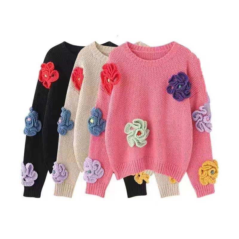 Title 4, Loose-fitting Long Sleeve Sweater Design Sense ...