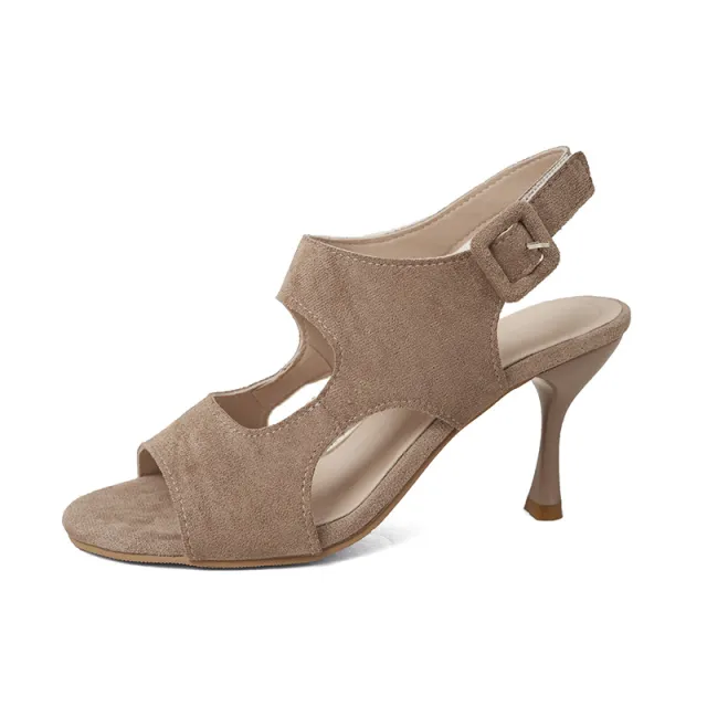 Fashion Graceful Personality High Heels For Women Khaki - Shop at LoveMi