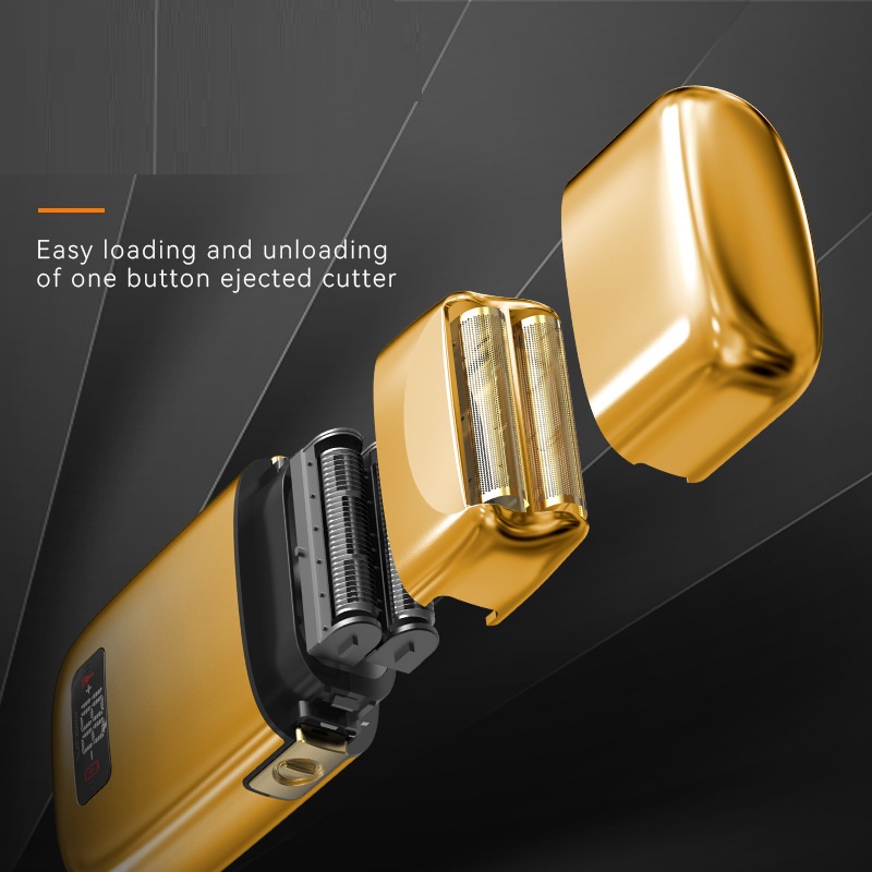 LCD Digital Display Metal Body Power Strong Electric Shaver - Image 11