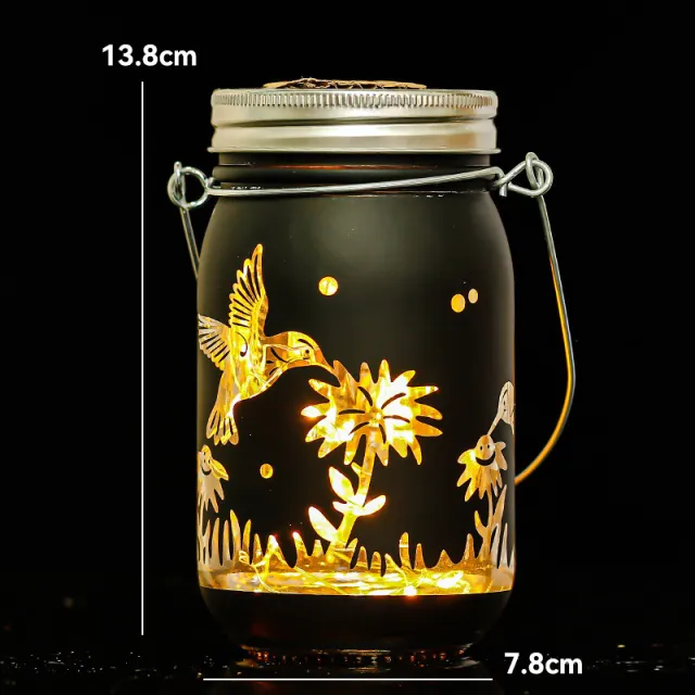 Waterproof Outdoor Courtyard Atmosphere Small Night Lamp Black Flying Bird - Shop at LoveMi