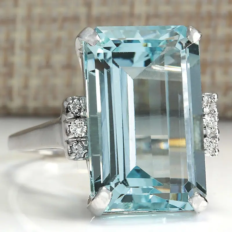 Stylish And Exquisite Citrine Engagement Ring
