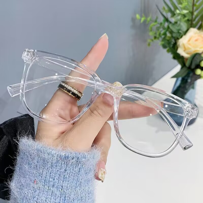 Women's Solid Color Anti-blue Light Advanced Sense Glasses - Image 4