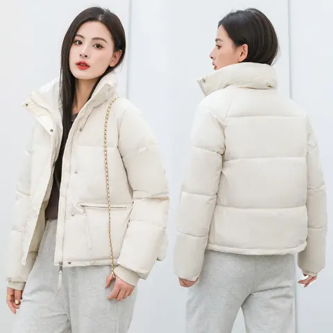 American Short Stand-up Collar Cotton-padded Clothes Loose Thick Bread