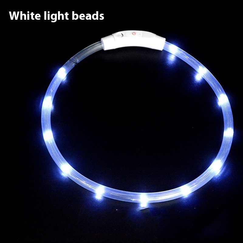 White Lamp Beads