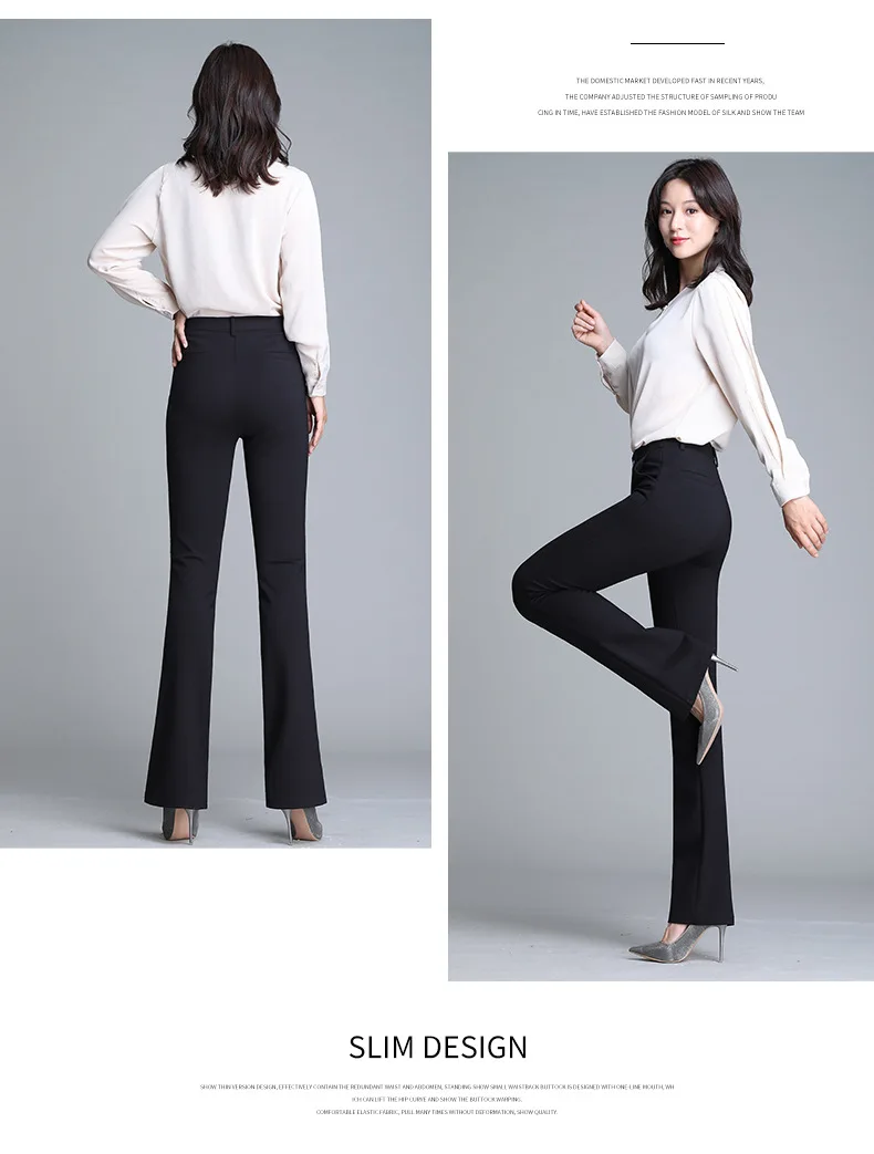 Title 2, Damen High-Waist Slimming Micro-Flare Casual Dr...