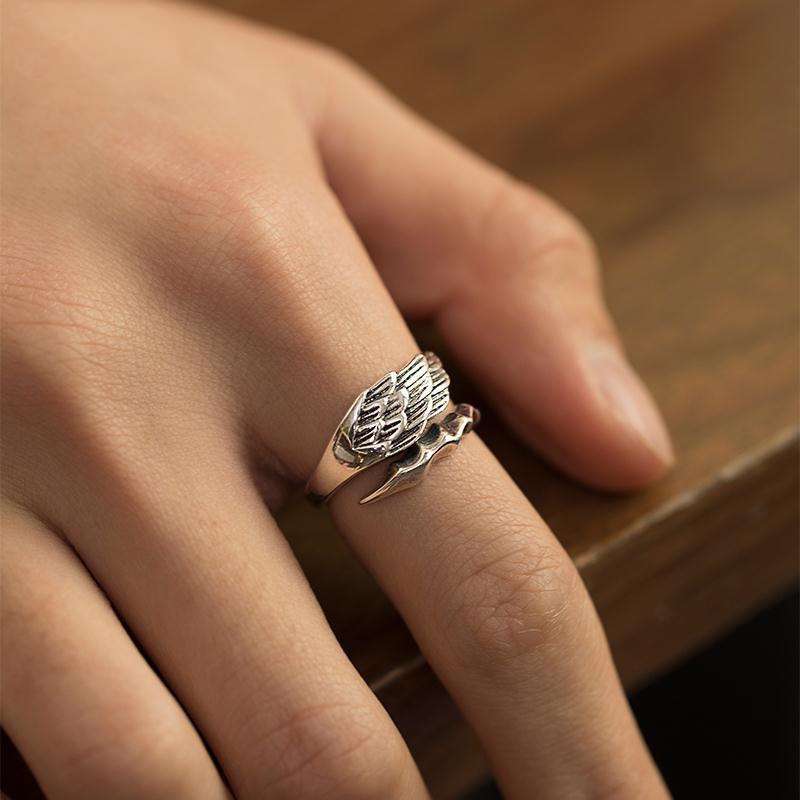Angels & Demons Ring Men's Trendy Opening