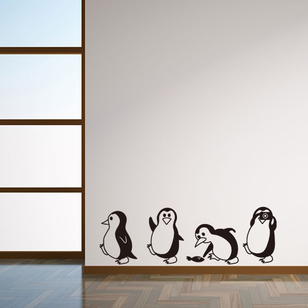 Title 1, Cute Little Penguin Creative Decorative Wall St...