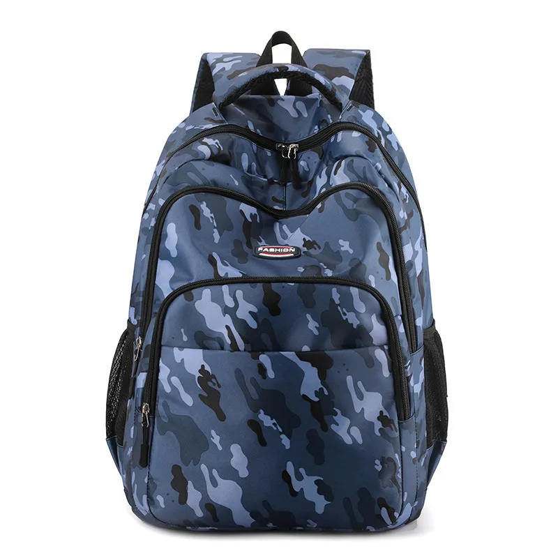 Children's Lightweight Burden Alleviation Spine Protection Backpack - Blue
