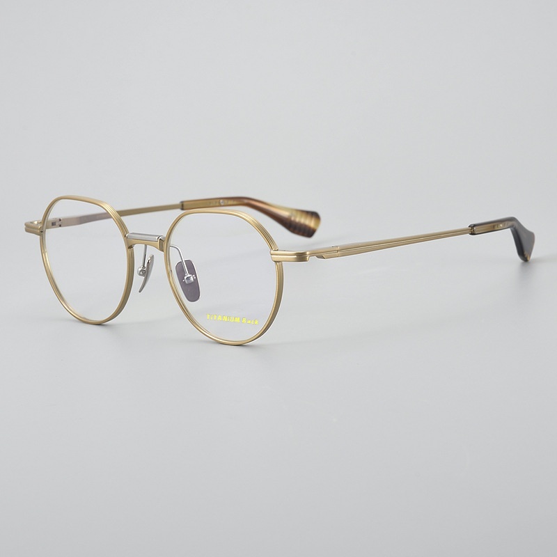 Ultra Light Pure Titanium Vintage Round Frame Spectacle - Image 23