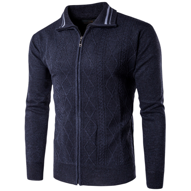 Title 2, New European and American Mens Thickened Cardi...