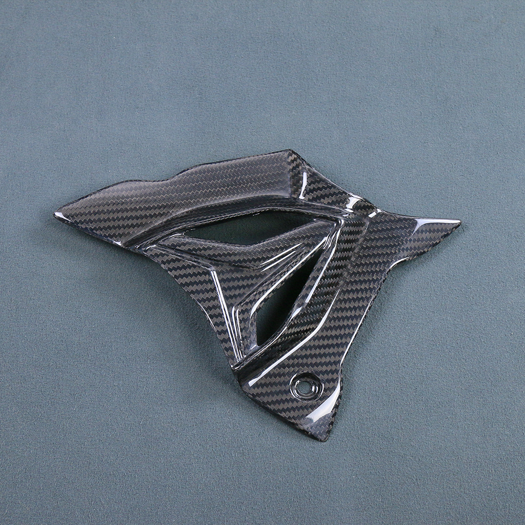 Motorcycle Modified Carbon Fiber Gear Cover Shell Accessories Natural Carbon