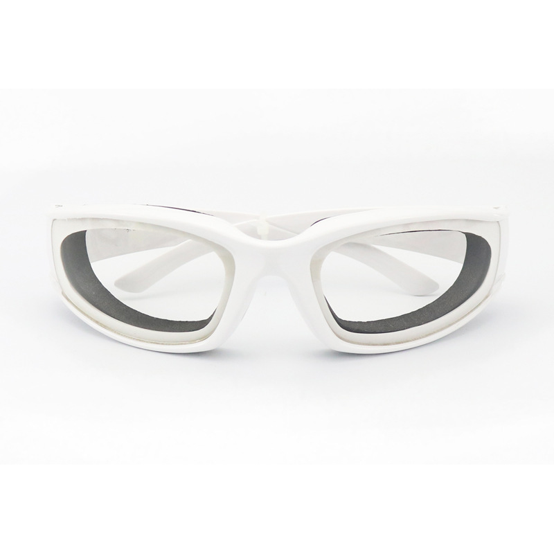 White Frame Transparent Lens