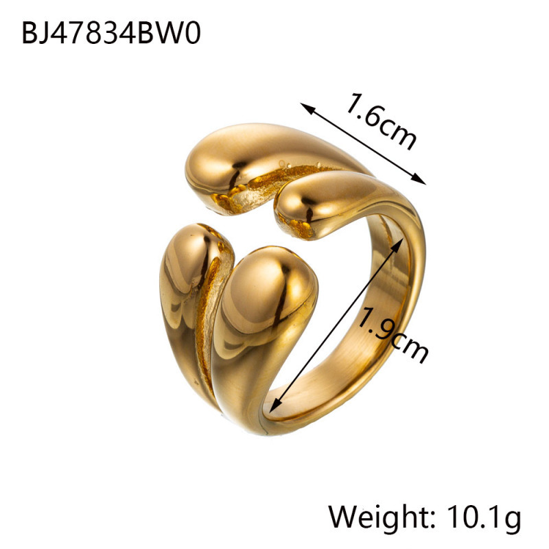Titanium Steel Open Ring, picture 5 of 5