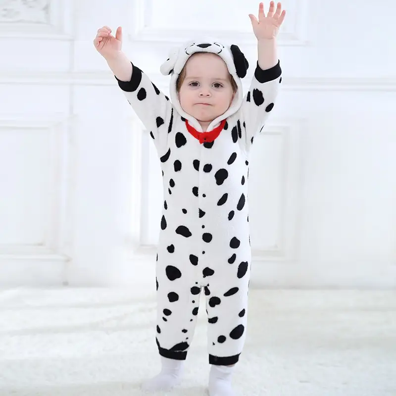 Toluo Rabbit Flannel Comfortable Animal Shape Puppy Jumpsuit