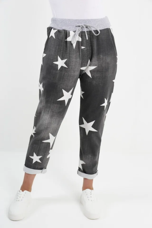 Spring And Summer New European And American Printing Casual Magic Jogger Pants Image 4 - Shop at LoveMi