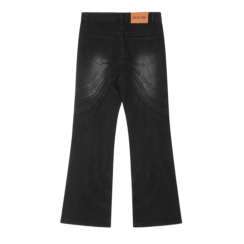 Punk Old And Dirty Bootleg Pants Men