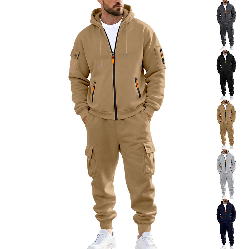 Mens Casual Sportswear Workwear Trendy Set