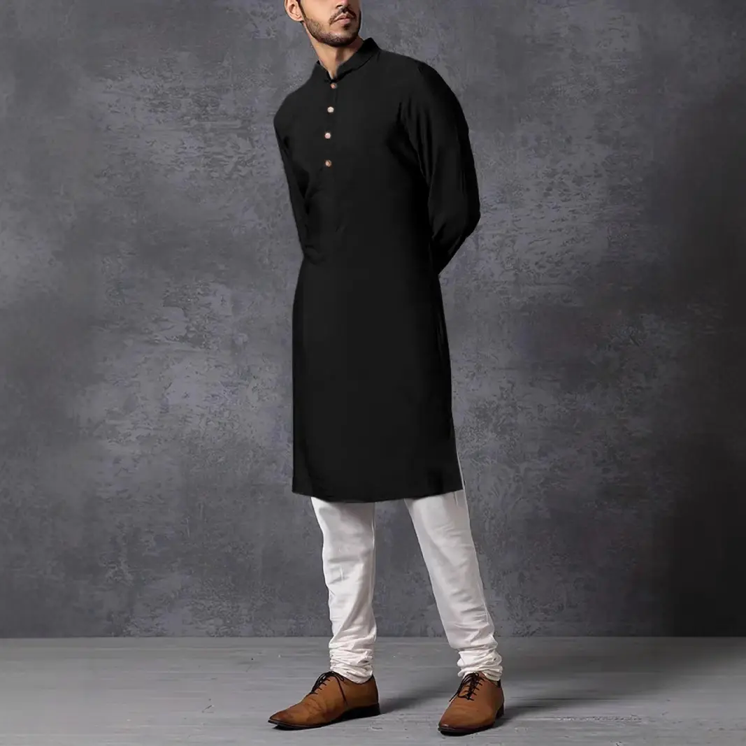 Men's Solid Color Long Sleeve Casual Slim