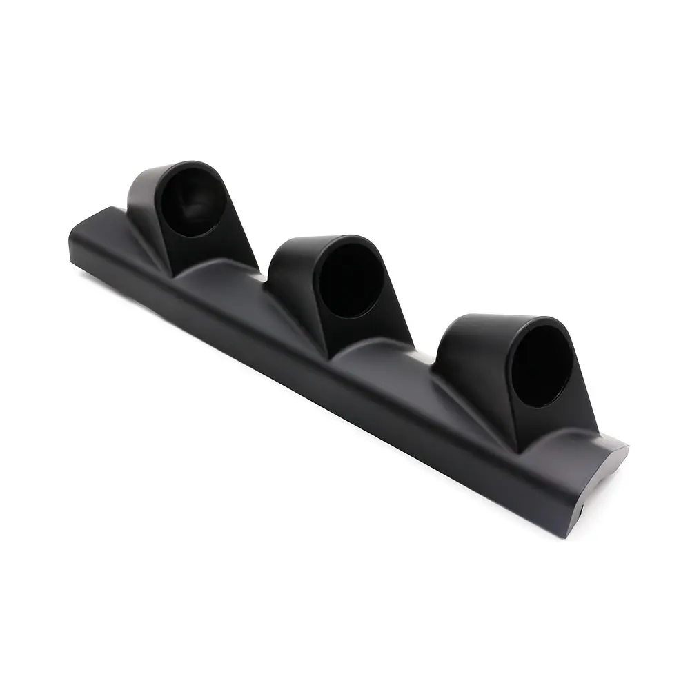 Car Modification Instrument Frame Universal Three-hole Black