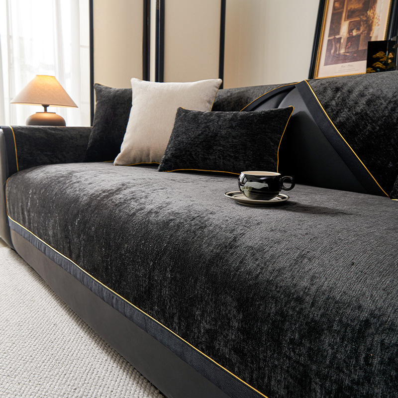 Light-luxury Style Sofa Cushion Coverversatile, Non-slip, And Perfect For All Four Seasons American-style Seat Cushion
