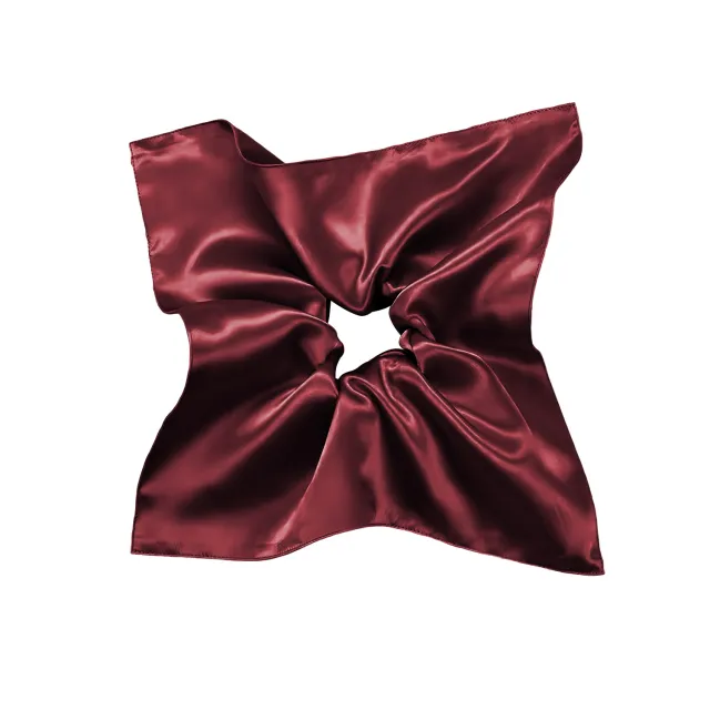 Square Hair Ring Wind Model Hair Accessories Solid Color Wine Red - Shop at LoveMi