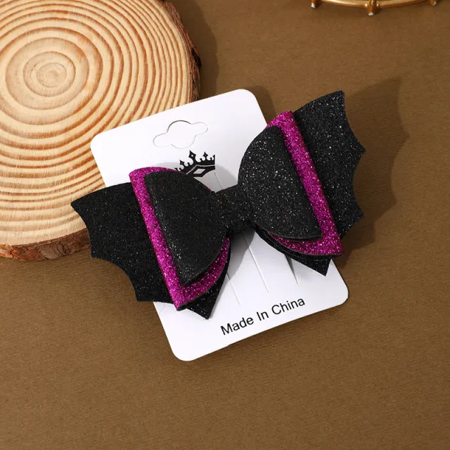 Halloween Barrettes Ghost Festival Party Festival Atmosphere Decor M3 Purple 3 - Shop at LoveMi