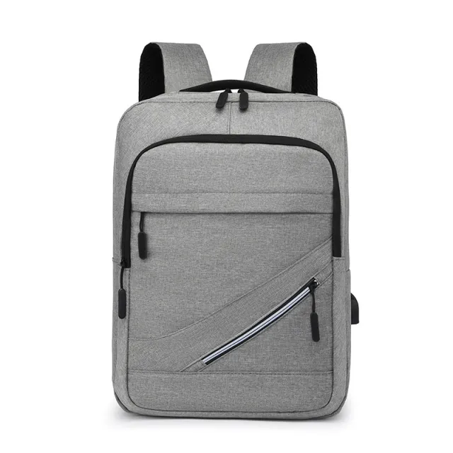 Men's Fashion Casual Multi functional Large capacity Backpack Gray - Shop at LoveMi