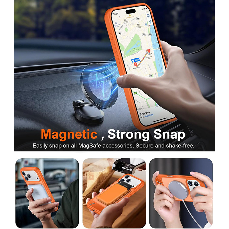 Ultra-Thin Magnetic Phone Case with Hidden Single-Line Stand 4