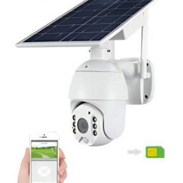 4G HD UBOX Solar-Powered Dome Surveillance Camera 4