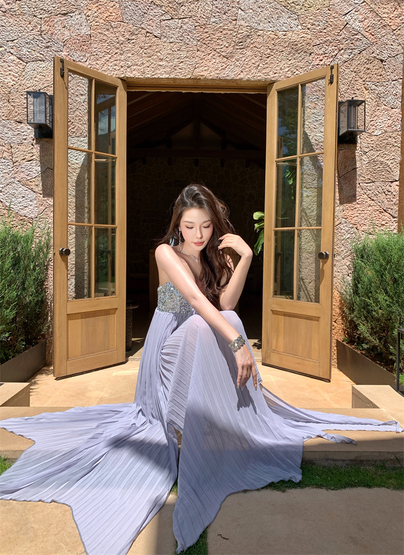 Affordable Luxury Haute Couture Beaded And Sequined Strap Dress For Women E1b5e72f 08d4 4464 Aab4 959fcbcc7779