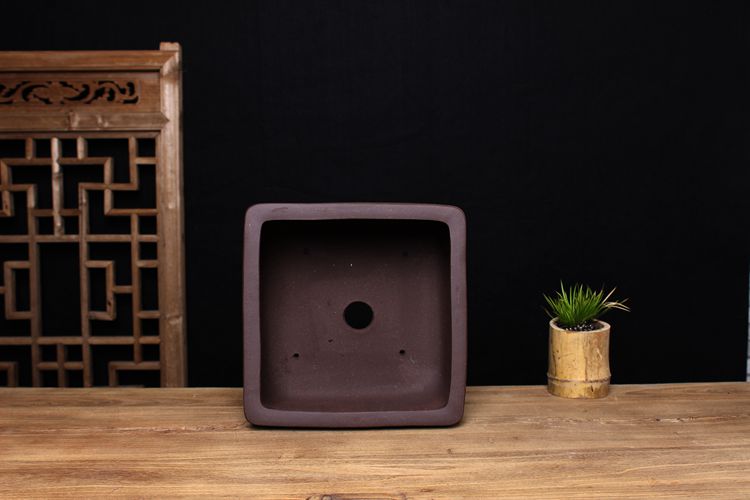 Title 9, Yixing Purple Sand Flowerpot Square