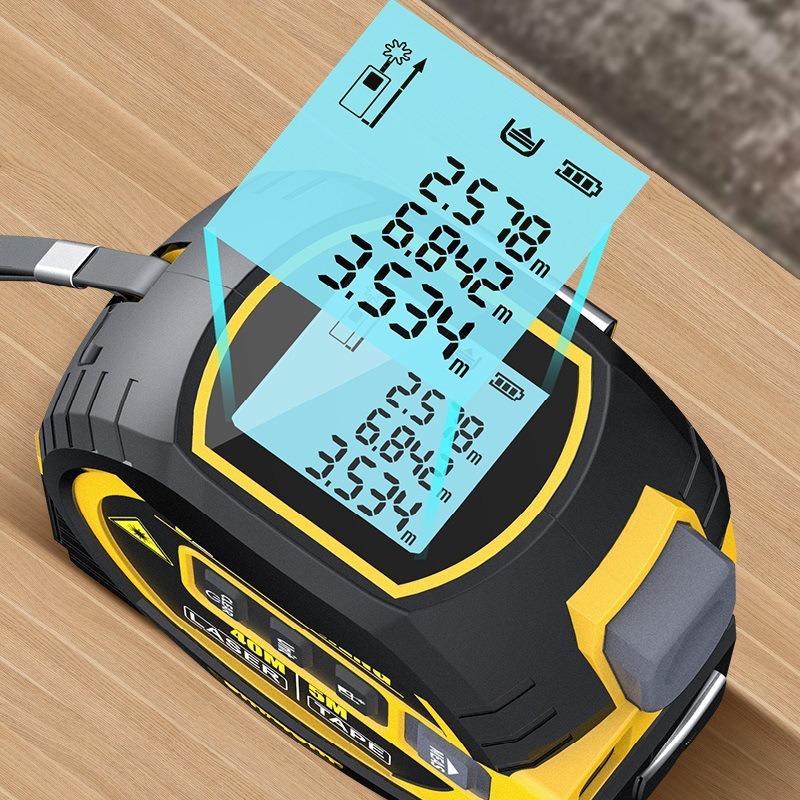 Laser Range Finder High Precision Distance Measuring Ruler Infrared Laser Tape Portable Range — foto 8