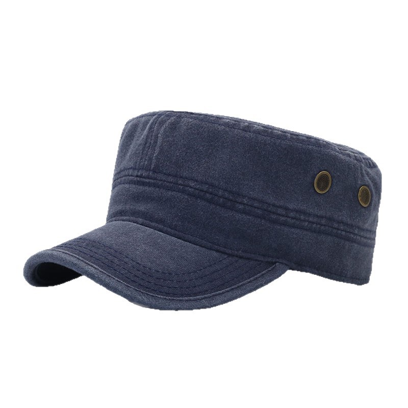All-match Flat Top Military Cap Men And Women