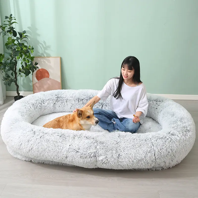 Pet Pad Plush Winter Warm Large Bed
