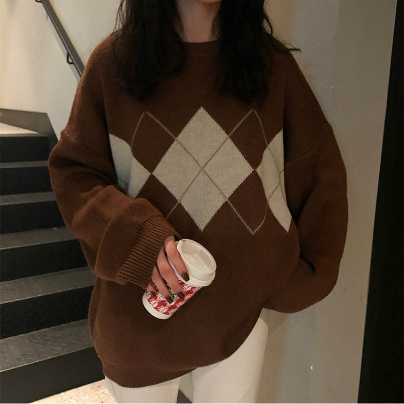 Title 7, Womens Pullover Knitted Casual Sweater Coat