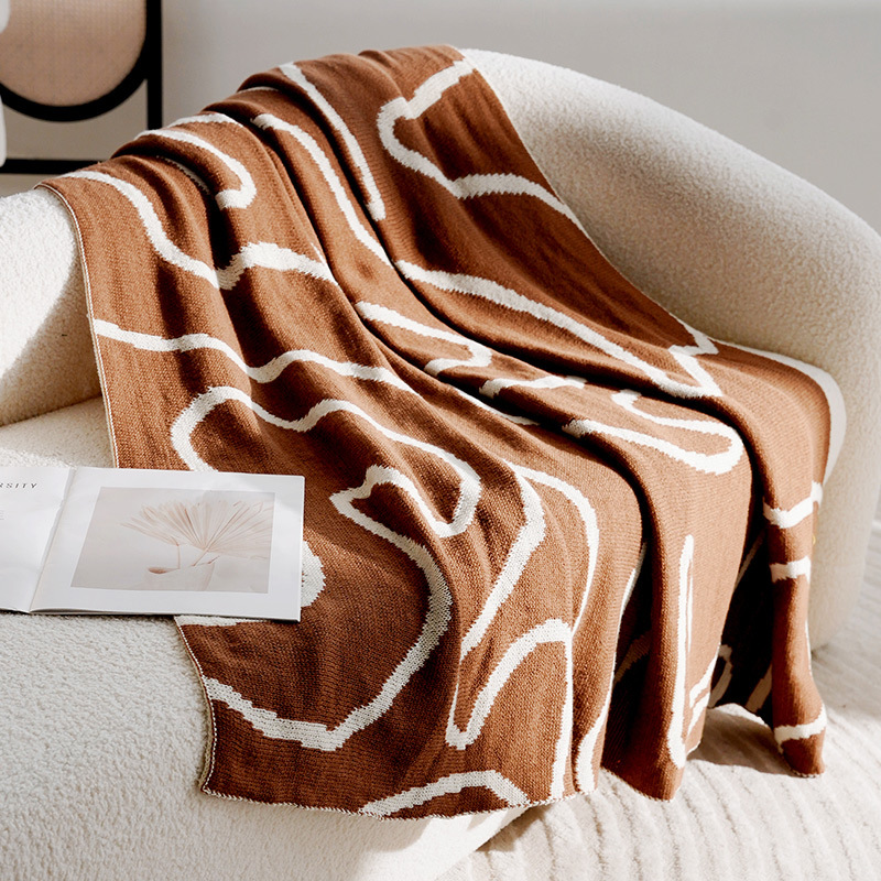 Woven Acrylic Throw Blanket, picture 2 of 2