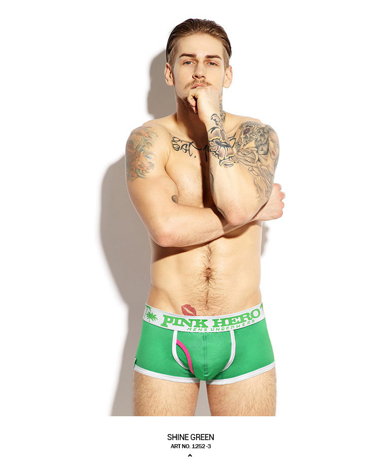 Title 7, Cueca boxer masculina U-bag com estampa de dese...