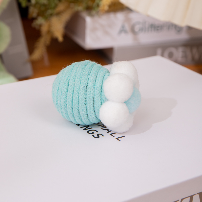 Cat Flower Cotton Rope For Self-amusementperfect For Teeth And Claw Grinding