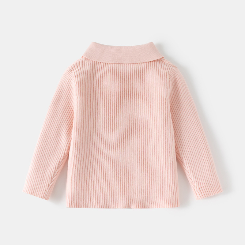 AutumnWinter Childrens Clothing Girls Solid-color Sweater — foto 5