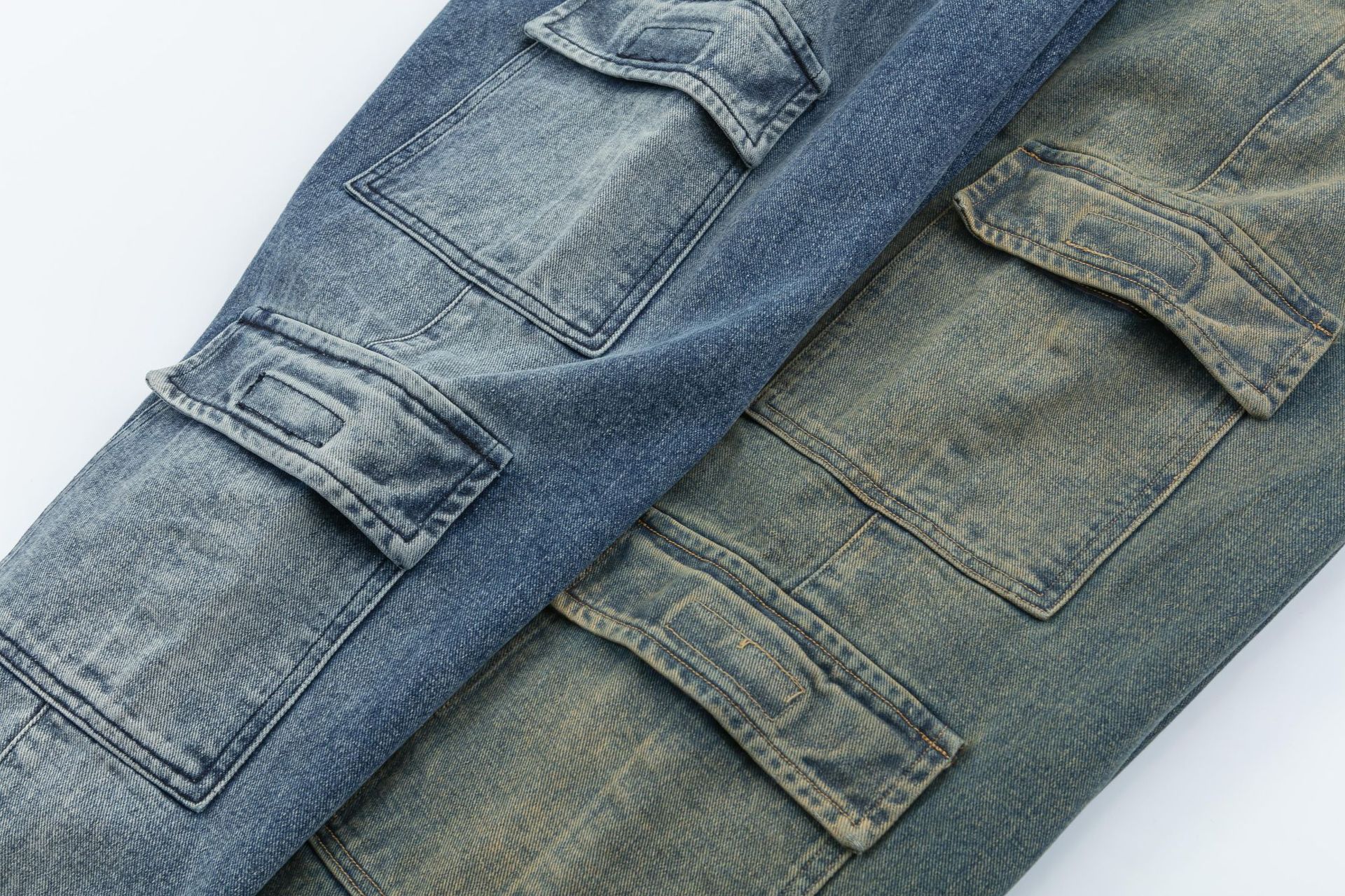 Loose Cargo Wide Leg Jeans - Image 5