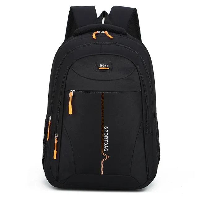 Casual Backpack Men's And Women's Letter Printing Black - Shop at LoveMi