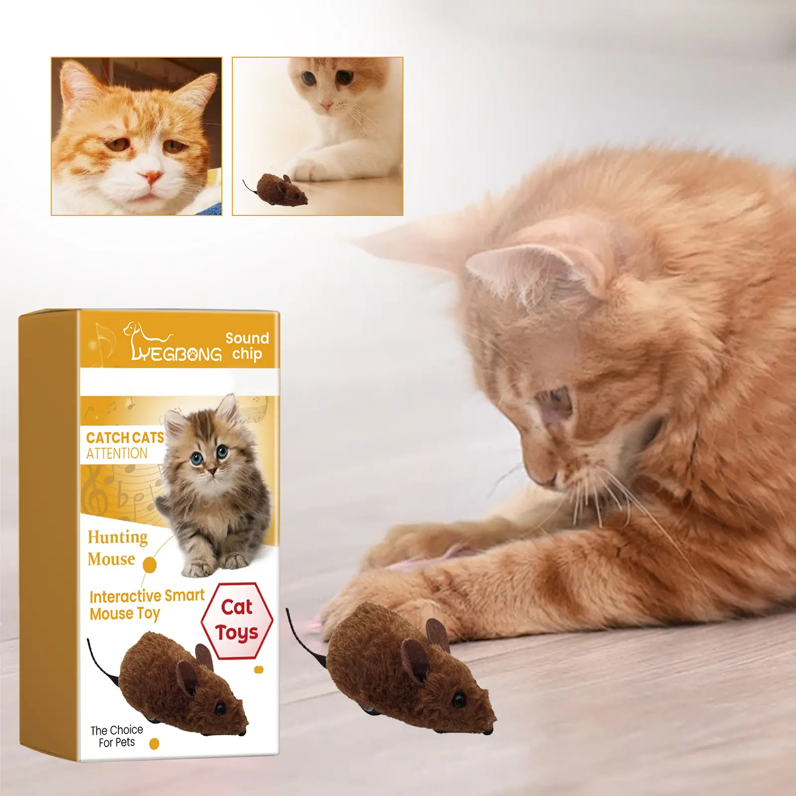 Interactive Pet Mouse ToySimulated Toy To Amuse