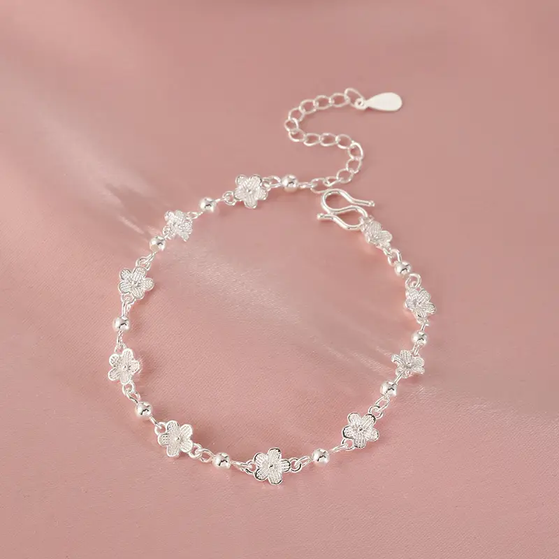 Dignified Flowers Bracelet Female All-match And Sweet Design