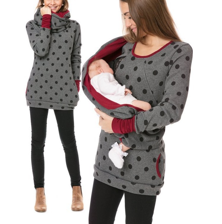 Long-sleeve Printed Maternity And Womens Clothing